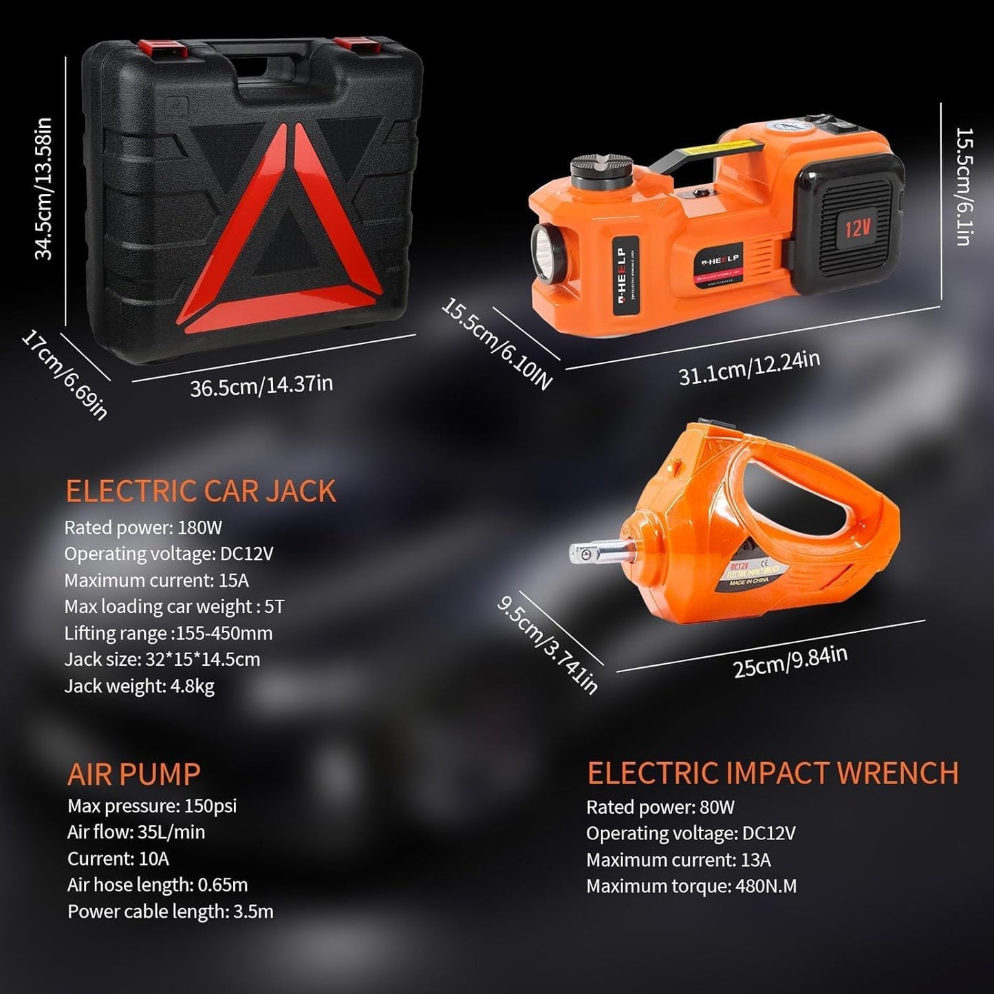PowerLift Car Jack Kit