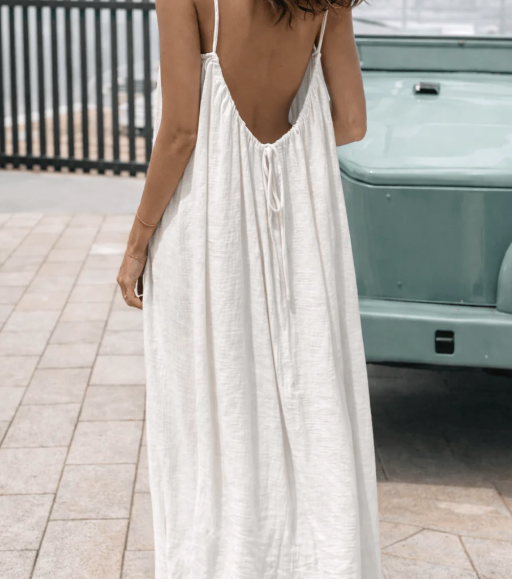 Dreamy Backless Maxi Dress