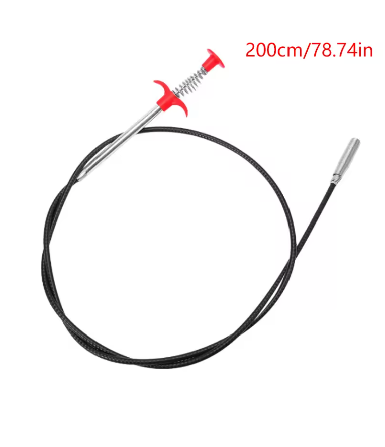 Flexible Drain Pipe Cleaning Tool with Claw Grabber